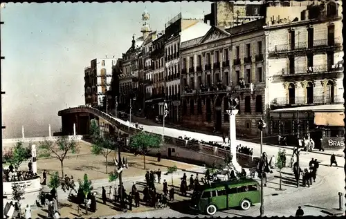 Ak Constantine Algerien, Place du Général Leclerc