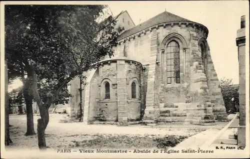 Ak Paris XVIII. Arrondissement Buttes-Montmartre, Abside de l'Eglise Saint Pierre