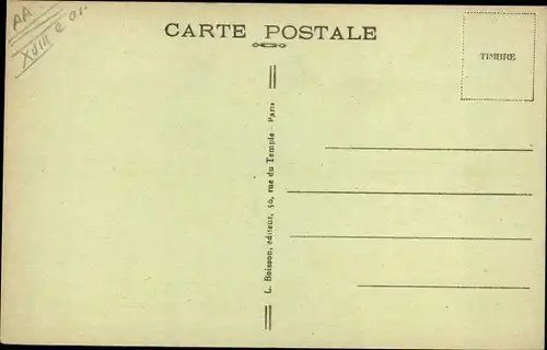 Ak Paris XVIII. Arrondissement Buttes-Montmartre, Rue Cortot, Rue des Saules
