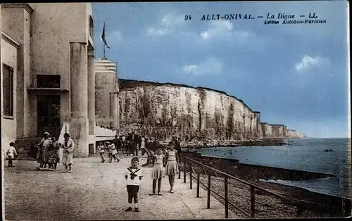 Ak Onival Ault Somme, La Digue