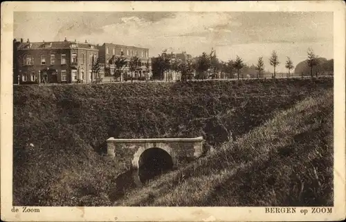 Ak Bergen op Zoom Nordbrabant Niederlande, Ortspartie