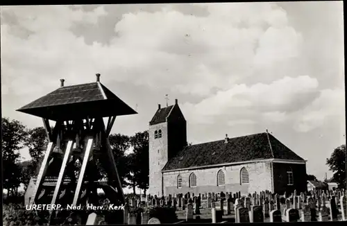 Ak Ureterp Friesland Niederlande, Ned. Herv. Kerk