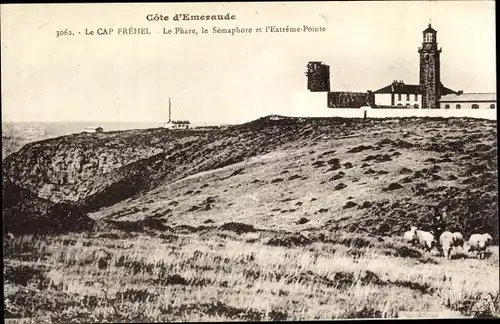 Ak Cap Frehel Côtes-d’Armor, Le Phare, Semaphore et l'Extreme Pointe