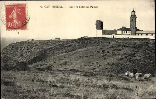 Ak Cap Frehel Côtes-d’Armor, Le Phare, Extreme Pointe, Leuchtturm
