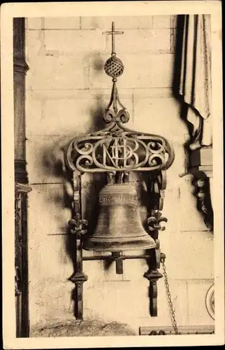 Ak Béhuard Maine-et-Loire, Notre Dame, Glocke