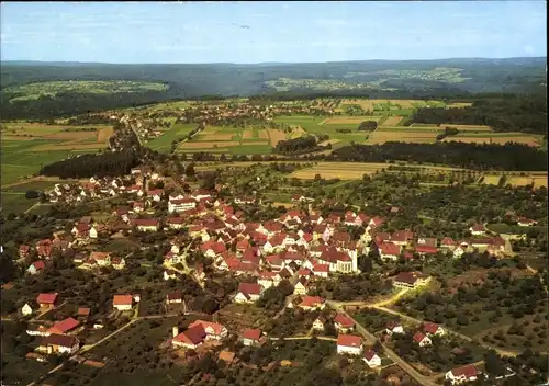 Ak Neubulach im Schwarzwald, Luftaufnahme