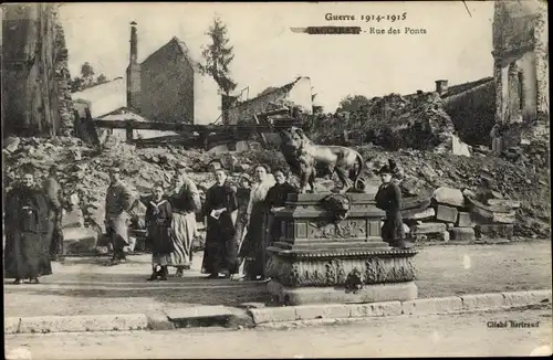 Ak Baccarat Meurthe et Moselle, Rue des Ponts