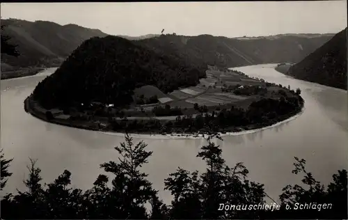 Ak Schlögen Haibach ob der Donau Oberösterreich, Donauschleife