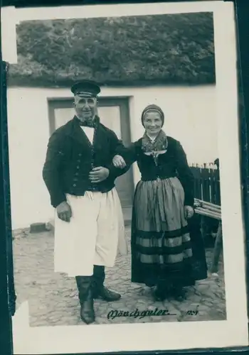 Foto Insel Rügen, Mönchguter Paar in Tracht