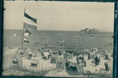 Foto Ostseebad Göhren auf Rügen, Strandmotiv, Dampfer