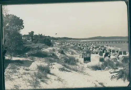 Foto Ostseebad Göhren auf Rügen, Strand, Dünen, Seebrücke