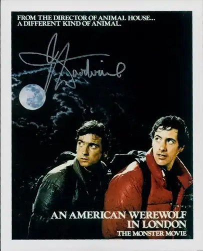 John Woodvine, American Werewolf in London, Original Autogramm