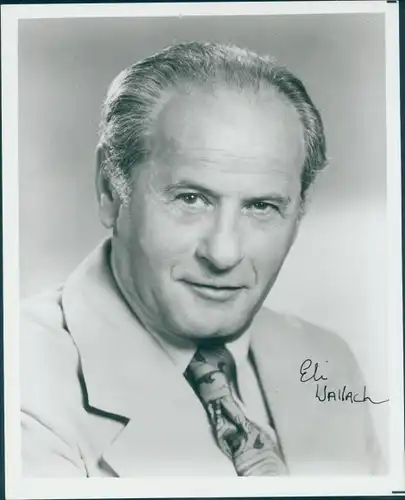 Edi Wallach, Portraitfoto, Original Autogramm