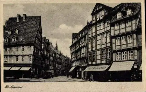 Ak Hannover, Altstadt, Fachwerkhäuser