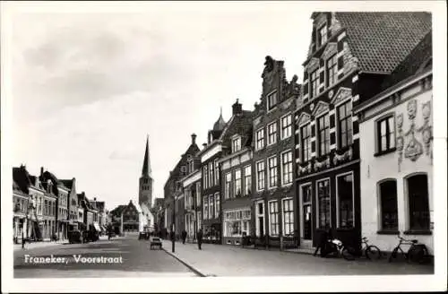 Ak Franeker Friesland Niederlande, Voorstraat