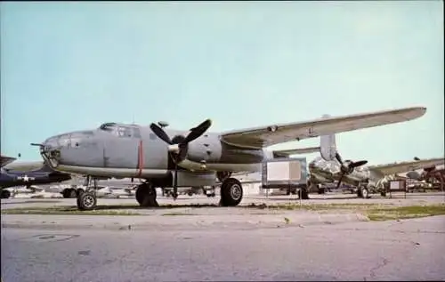 Ak North American B 258 Mitchell, B 25 Medium Bomber, US Amerikanisches Kampfflugzeug