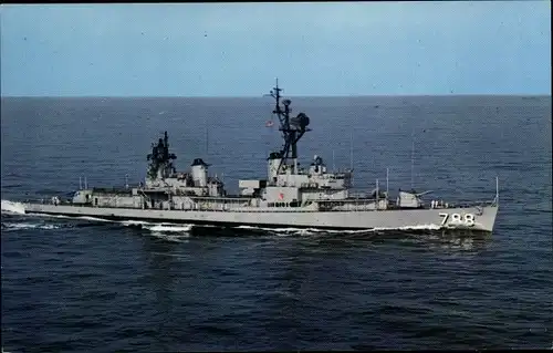 Ak US Amerikanisches Kriegsschiff, USS Hollister, DD 788, Zerstörer