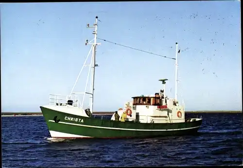 Ak Hochsee Angeln, Fischerboot MS Christa, Kapitän H. Gross