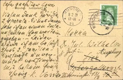 Ak München, Justizpalast
