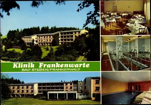 Ak Bad Steben in Oberfranken, Klinik Frankenwarte