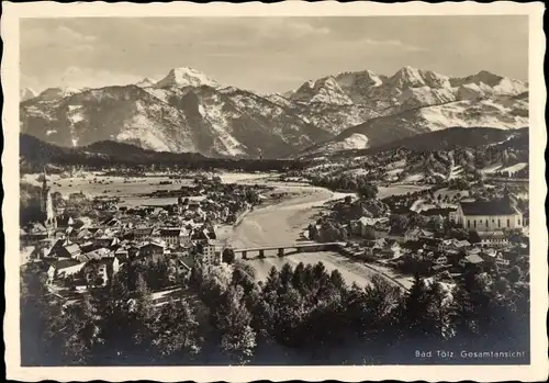 Ak Bad Tölz in Oberbayern, Gesamtansicht