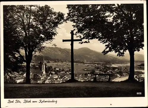 Ak Bad Tölz in Oberbayern, Blick vom Kalvarienberg