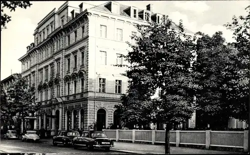 Ak Augsburg in Schwaben, Hotel Drei Kronen, Außenansicht