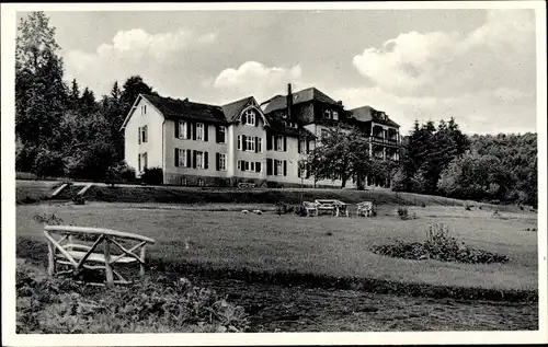 Ak Au Windeck an der Sieg, Bibel- und Erholungsheim Hohegrete, Außenansicht