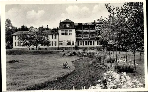 Ak Au Windeck an der Sieg, Bibel- und Erholungsheim Hohegrete, Außenansicht, Garten