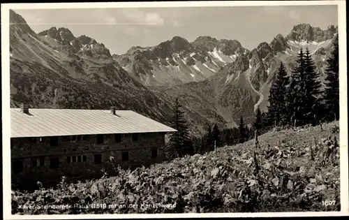 Ak Oberstdorf im Oberallgäu, Xaver Steinberger Haus an der Kanzelwand