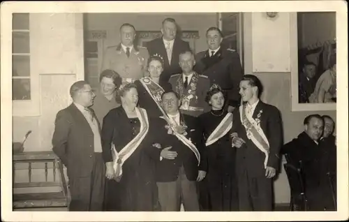 Foto Ak Eckenhagen im Oberbergischen Kreis, Allgemeine Schützengesellschaft, Winterfest 1956