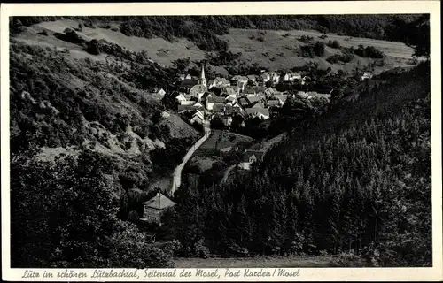 Ak Lütz im Hunsrück, Seitental der Mosel, Panorama