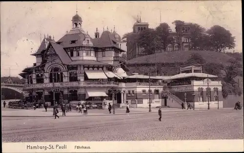 Ak Hamburg Mitte St. Pauli, Fährhaus