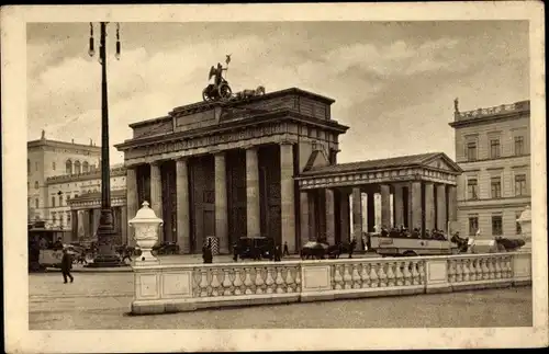 Ak Berlin Mitte, Brandenburger Tor