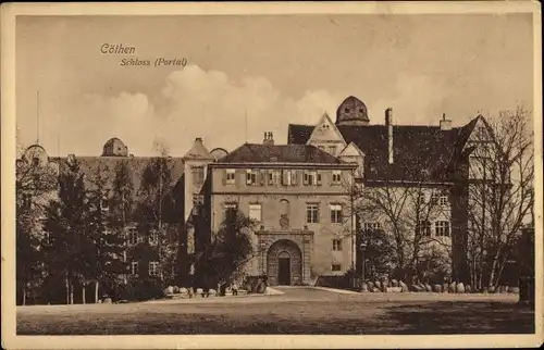 Ak Cöthen Köthen in Anhalt, Schloss