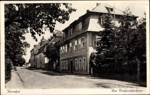 Ak Herrnhut in Sachsen, Töchterschulheim