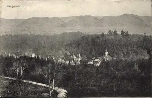 Ak Königsfeld im Schwarzwald Baden, Totalansicht