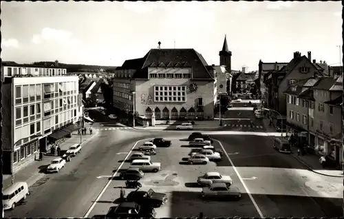 Ak Schwenningen am Neckar, Marktplatz