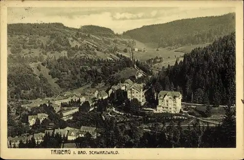 Ak Triberg im Schwarzwald, Gesamtansicht