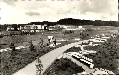 Ak Bad Dürrheim im Schwarzwald, Minigolfanlage