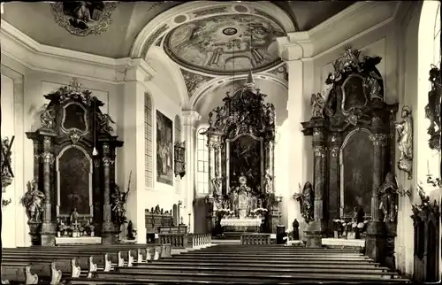 Ak Mering in Schwaben, Katholische Stadtpfarrkirche, Inneres