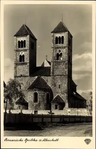 Ak Altenstadt in Oberbayern, Romanische Basilika