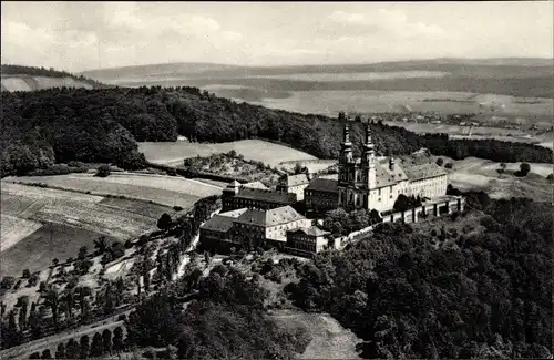 Ak Bad Staffelstein am Main Oberfranken, Schloss Banz, Schlossgaststätte