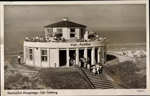 Ak Nordseebad Wangerooge in Ostfriesland, Cafe Pudding