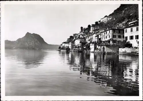 Ak Gandria Lago di Lugano Tessin Schweiz, Monte S. Salvatore