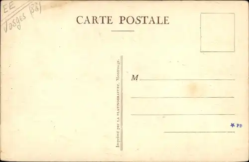 Ak Vittel Lothringen Vosges, Les Courts de Tennis