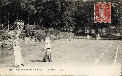 Ak Bagnoles de l'Orne Orne, Le Tennis