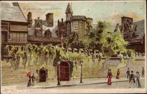 Litho Paris V Panthéon, Musée de Cluny