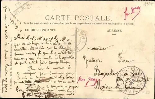 Ak Paris, Journee du 1 Mai 1906, Le Camp de la Galerie des Machines