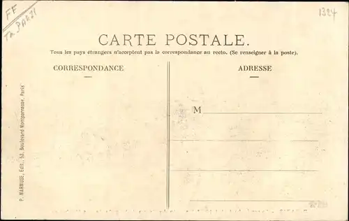 Ak Paris, Journee du 1 Mai 1906, Le Camp de la Galerie des Machines